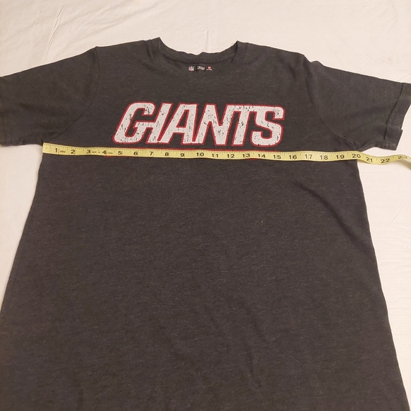 NFL Team Apparel Grey New York Giants Odell Beckham Jr Short Sleeve Tshirt Sz L - Picture 3 of 11